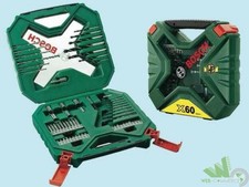 VALIGETTA CON 60 ACCESSORI BOSCH X-60 260701 PUNTE MURO METALLO AVVITATORE