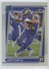2021 Panini Donruss Optic Rated Rookie Holo Prizm Jake Funk #295 0c6