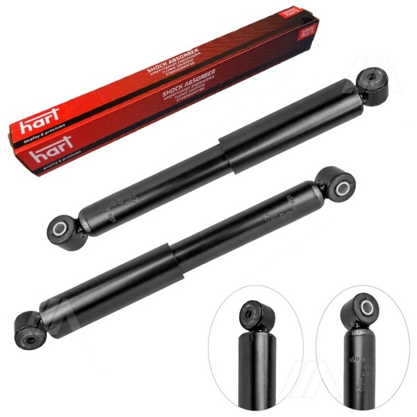 Hart Set 2 Gas-StoßDäMpfer Hinten FüR Fiat Idea (350_) 1.2/1.3/1.4/1.6/1.9-image
