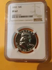 1959 FRANKLIN HALF DOLLAR NGC PF67 SILVER GEM PROOF!
