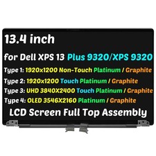13.4  Dell XPS 13 Plus 9320/XPS 9320 LCD Screen Display Completes Panel Assembly