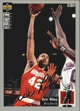 1994-95 Collector's Choice Silver Signature #105 Eric Riley - BSK