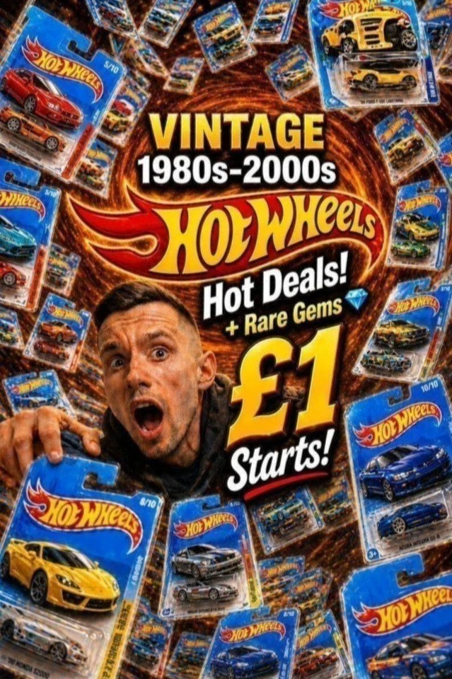 🔥Vintage Hot Wheels!🔥1980s-2000s Releases 💎 Rare Castings & Sets!💎