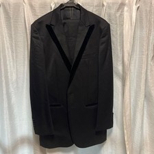 E.Z. Zegna Tuxedo Velvet Collar Size 50 Black Formal Wear