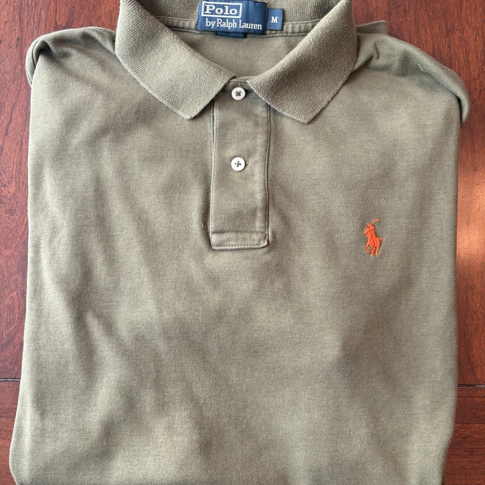 Lot of 5 Polo Ralph Lauren Short Sleeve Pony Polo Shirts Men’s Medium - Image 4 of 4