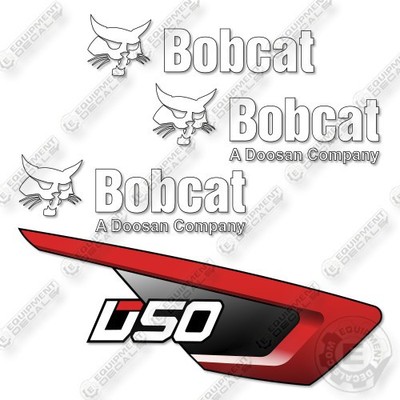 Fits Bobcat D50 Decal Kit Forklift- 3M OUTDOOR VINYL! +BONUS