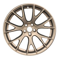 20x9.5 7 Split Spoke Refurbished Aluminum Wheel Painted Matte-dark Bronze 02528