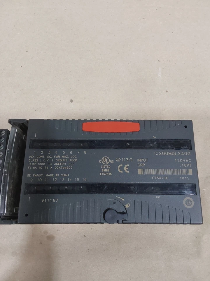GE Fanuc IC200MDL240G Input VersaMax Micro Controller Control Module PLC Versa - Image 2 of 4