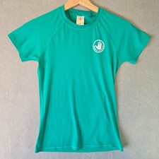 Body Glove Rash Guard Mens Small S Green Short Sleeve Swim Shirt Surf Sun Prote