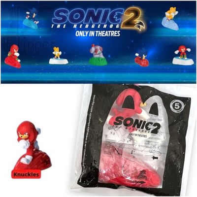 2022 Sonic 2 The HedgeHog KNUCKLES #5 McDonalds Toy Stocking Stuffer