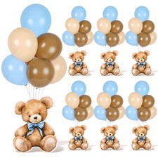 4 Sets Balloon Stand Kit for Table Bear Baby Shower Tables Centerpieces with ...