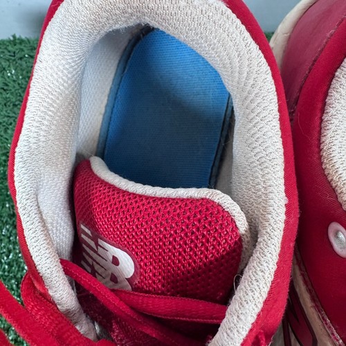 New Balance Fresh Foam 3000 v5 Metal Baseball Cleats Mens 10 Red White L3000TR5 - Picture 4 of 9