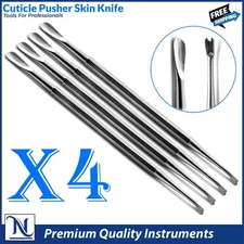 Nail Care Cuticle Pusher Skin Knife Professional Cuticle Trimmer Stainless Steel