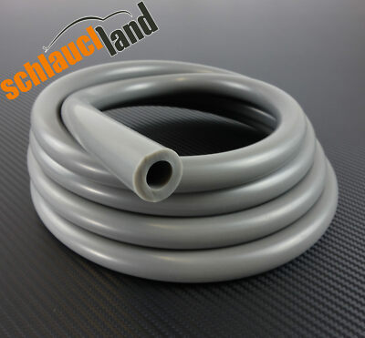 1m Unterdruckschlauch ID 3mm grau *** Silikonschlauch Hochtemperatur Schlauch