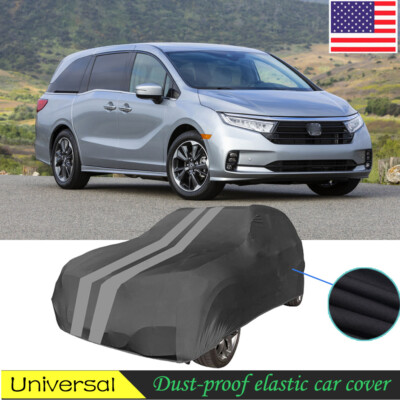 Black/Grey SUV Dust-proof elastic car cover indoor vehicle for Honda Odyssey