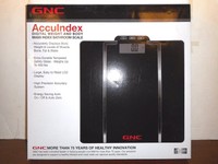 Gnc Accuindex Digital Weight And Body Mass Index Bathroom Scale Black Imp Box Gnc Accuindex Digital Weight And Body Mass Index Bathroom Scale Black Imp Box