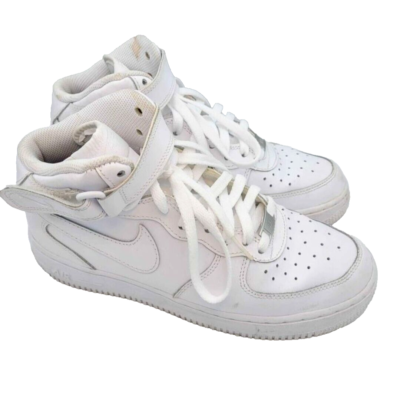 Nike Air Force High White High Top Sneakers Kids Size 7Y