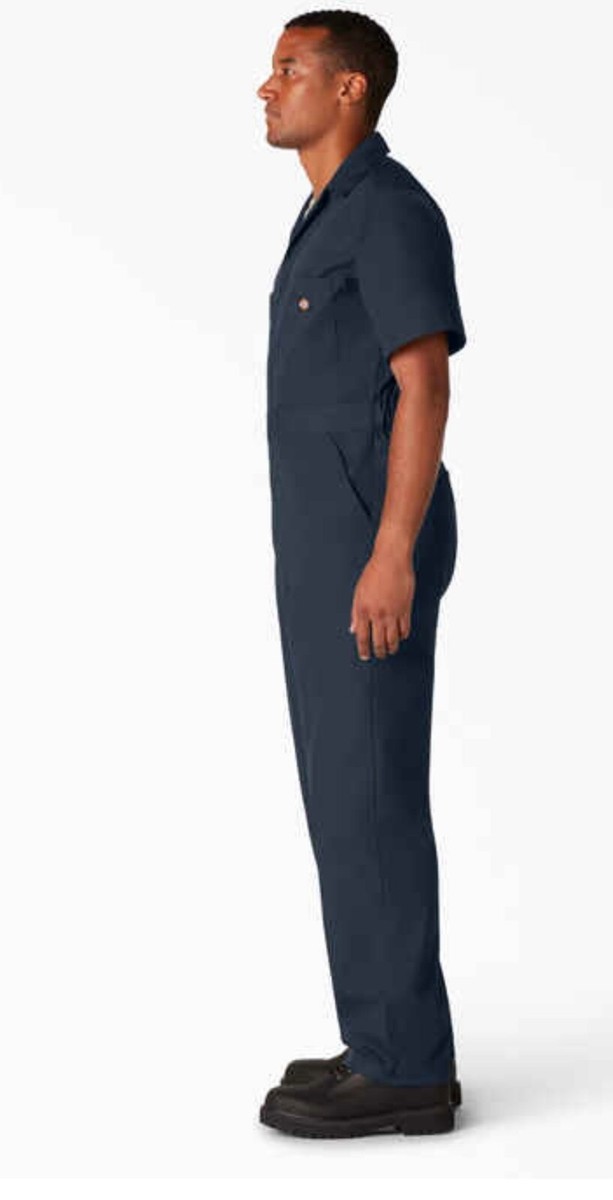 ボーイズマーケット購入 DEJAVU ICONIC COVERALLS サイズS Dickies Mens Short Sleeve 33999 Work Wear or Fashion Uniform