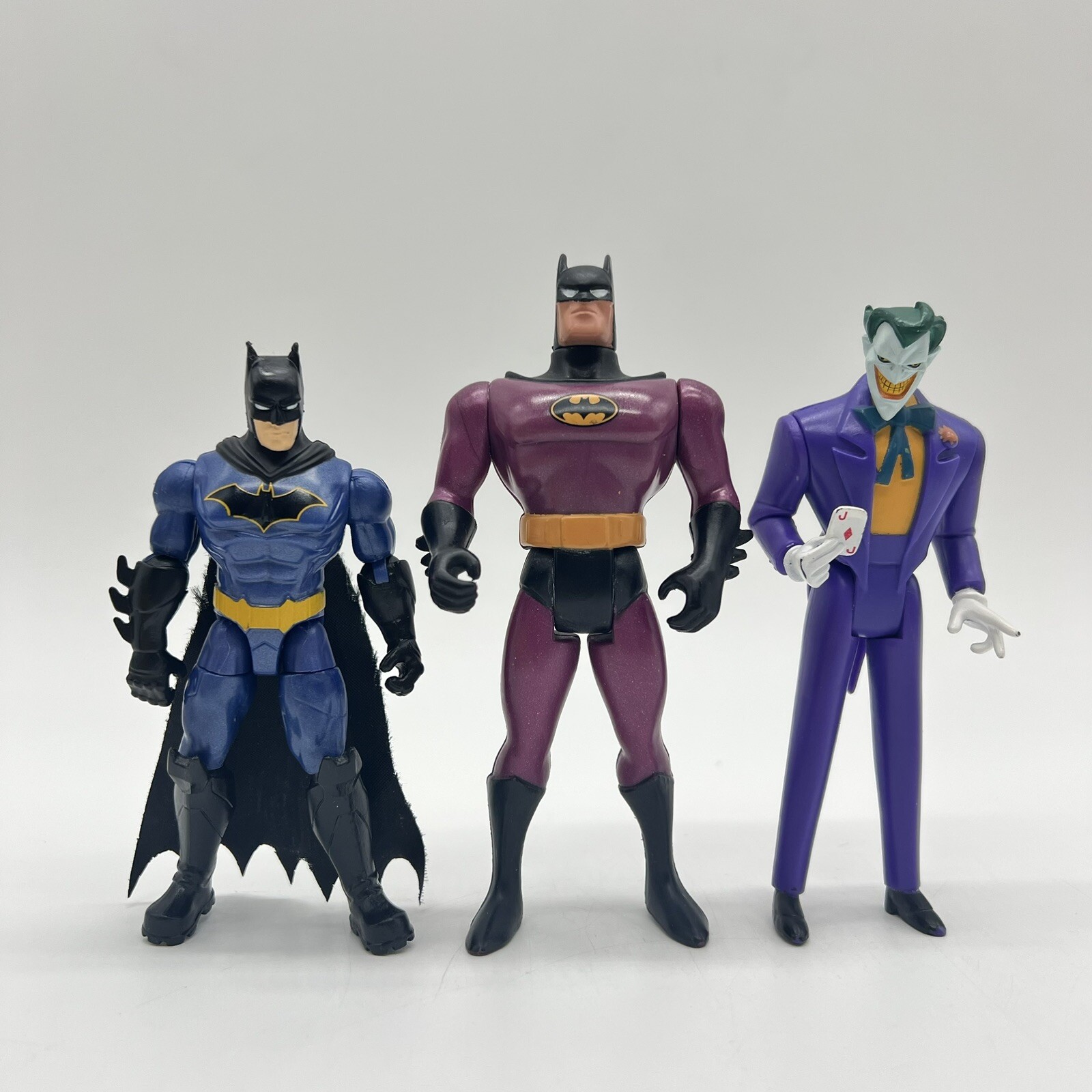 DC Comics Batman Lot of 3 Batman 93’ Joker Justice League Spin Master Figure Toy