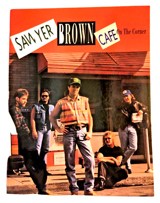 Cafe On The Corner Sheet Music Song Book Sawyer Brown Piano Guitar Vocals 90s M6