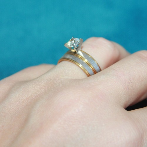 Edelstahl Herren Damen Ring Schmuck Modern Freizeit Hochzeit Verlobung Abend - Bild 16 von 23