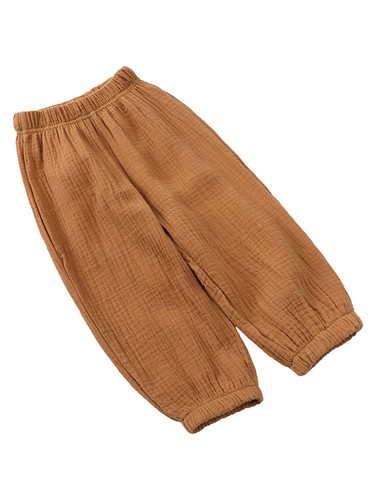 Boys Girls Cotton Linen Pants Casual Beach Bloomers Toddler Kids Loose Trousers - Picture 76 of 81