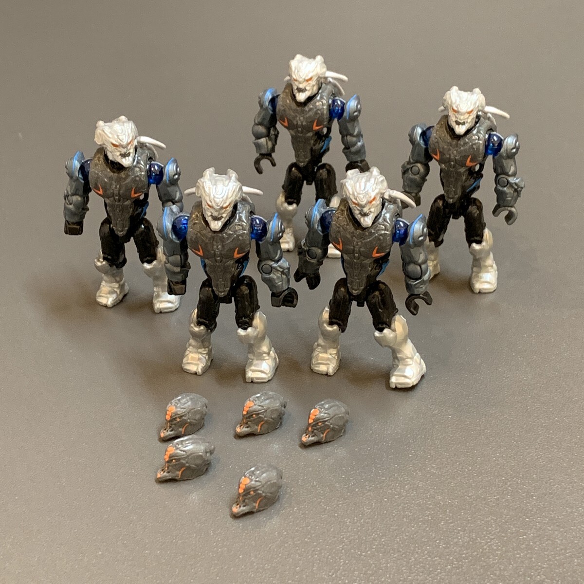 5x Custom Halo Mega Bloks Construx ODST UNSC Series Figures