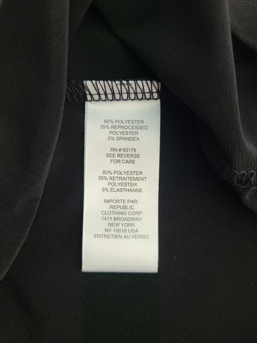 New TAHARI Size L PULLOVER TOP Black Blouse Shirt Stretch Sleeveless NWT - Picture 9 of 10