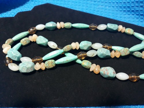 Navajo Style Bead Layered Necklace....... Beautiful - Picture 4 of 5