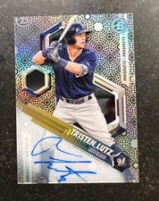 2018 Bowman High Tek Prospect Autograph Tristen Lutz