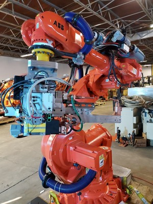 abb spot welding robot