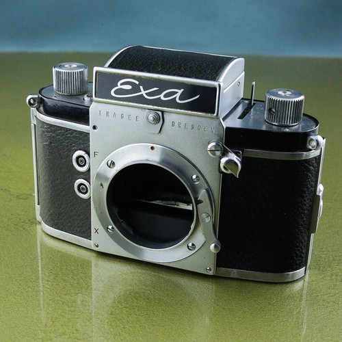 Ihagee EXA FX MOD.1961 deux coaxiaux Tessar 2,8 / 50 Carl Zeiss Pentacon #603649 ☆☆☆ - Photo 5/10