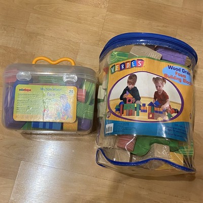 verdes wood grain foam blocks