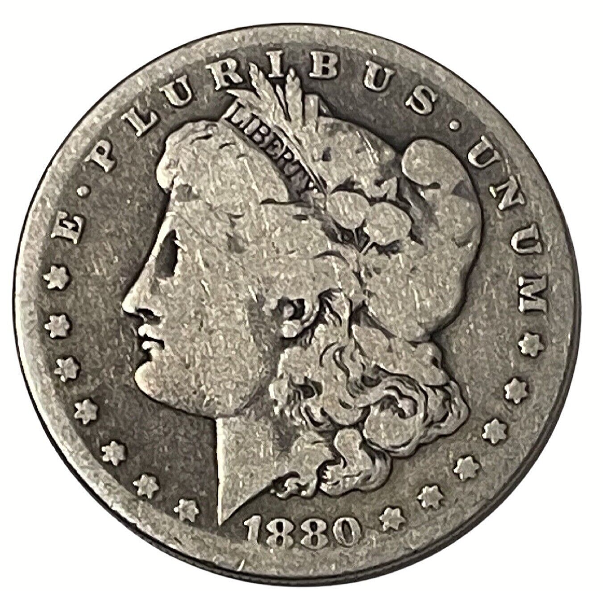 1880-S Morgan Silver Dollar 90% US Silver Coin San Francisco