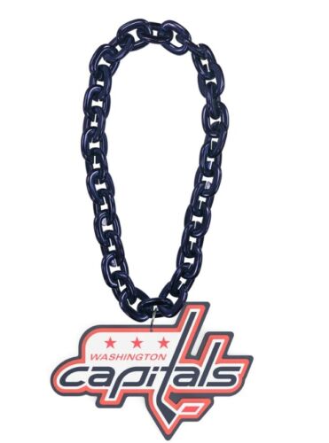 Collier chaîne ventilateur Washington Capitals NHL mousse 3 couleurs ! - Photo 1 sur 1