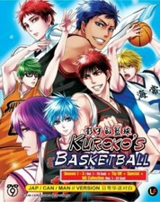 DVD Kuroko's Basketball Season 1-3 TV 1-78 end +Tip Off +Special ENGLISH SUBTIT 