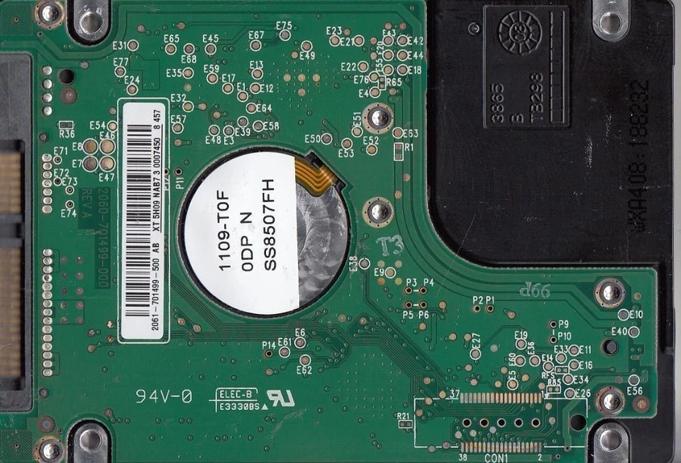 WD3200BEVT-75ZCT0 dcm: HHCVJABB Western Digital 320GB SATA 2.5" HDD  B12-17 - Image 2 of 3