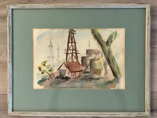 John Littig Signed Watercolor 
