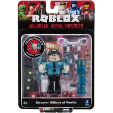 Roblox Jailbreak Aerial Enforcer Figure Jailbreak Includes Virtual Jetpack Code