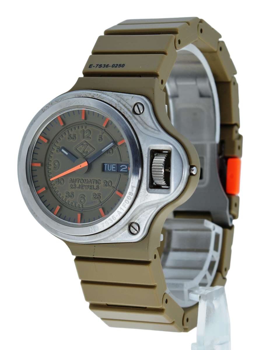 Seiko Cabane de Zucca JDM Giugiaro Dashboard Automatic Brown Seiko Cabane de Zucca JDM Giugiaro Dashboard Automatic Brown