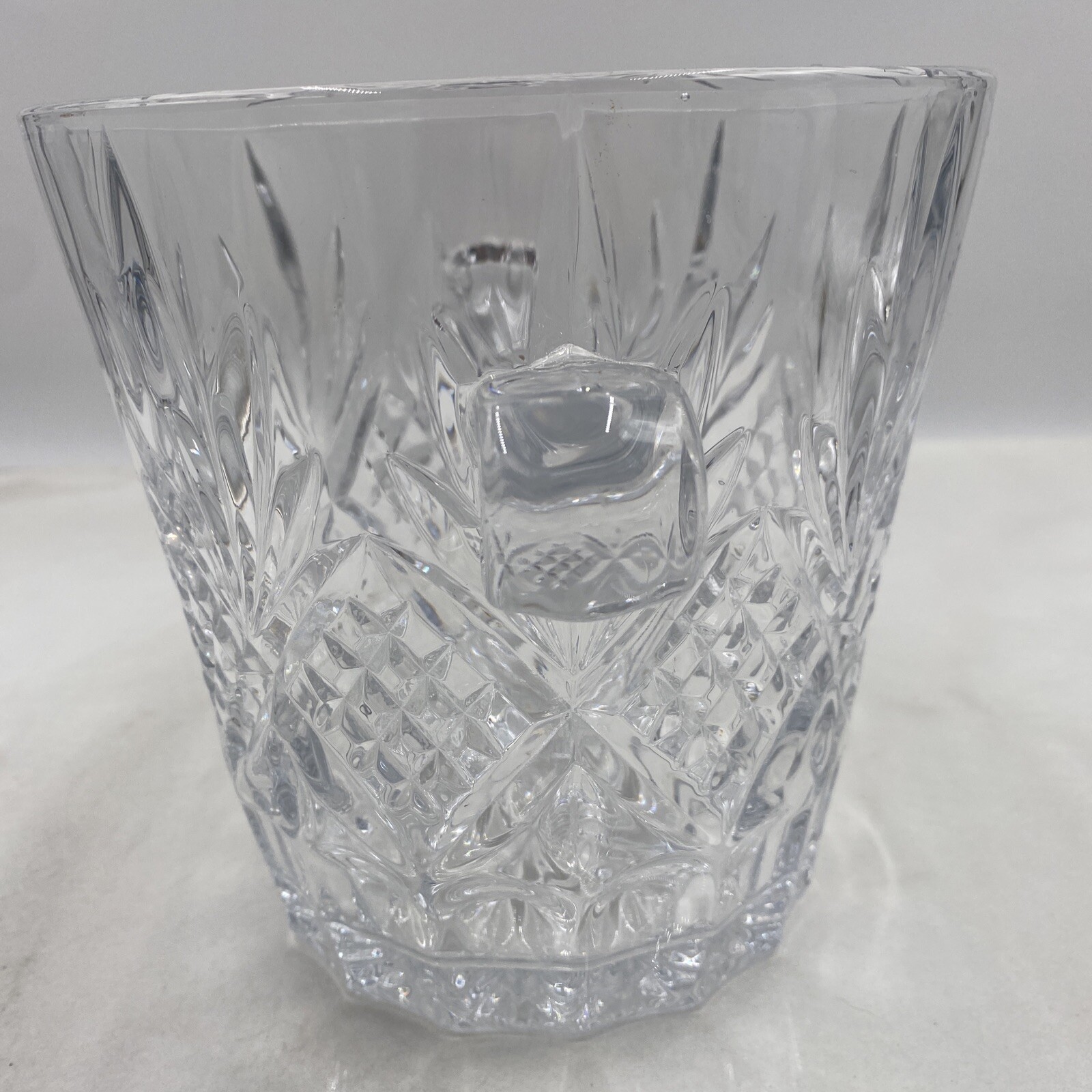 Godinger Crystal Ice Bucket Shannon Dublin Wine Bottle Cooler 6 3/4”
