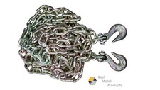 516 X 20 Ft Tow Chain W Hooks Tie Down Binder Trailer Flatbed G70 0900156
