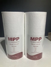 MPP Melt Brown Sediment 5 Micron 10" x 4.5" - 2 Pack. Sealed in plastic