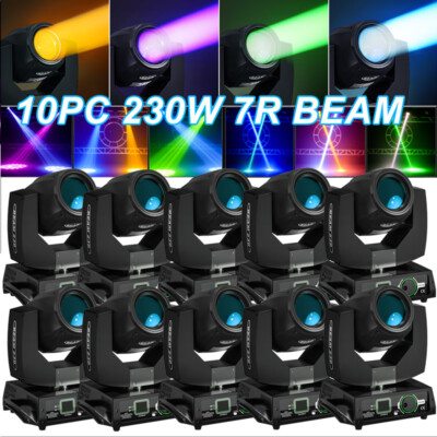 230W 7R Zoom Moving Head Beam Sharpy Stage Lighting 24Prism DMX Party Bar Light