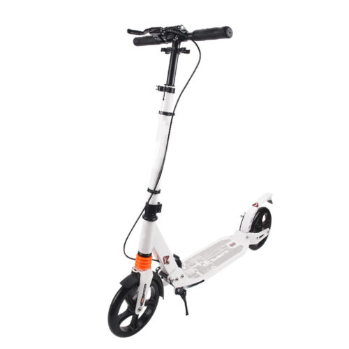 200mm Erwachsene Scooter Cityroller Roller 2 Big Wheel Tretroller Kickroller NEU - Bild 23 von 28