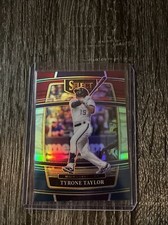 2022 Select Baseball Tyrone Taylor Tri-Color Prizm Milwaukee Brewers