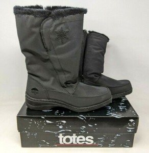 totes snowflake waterproof boots