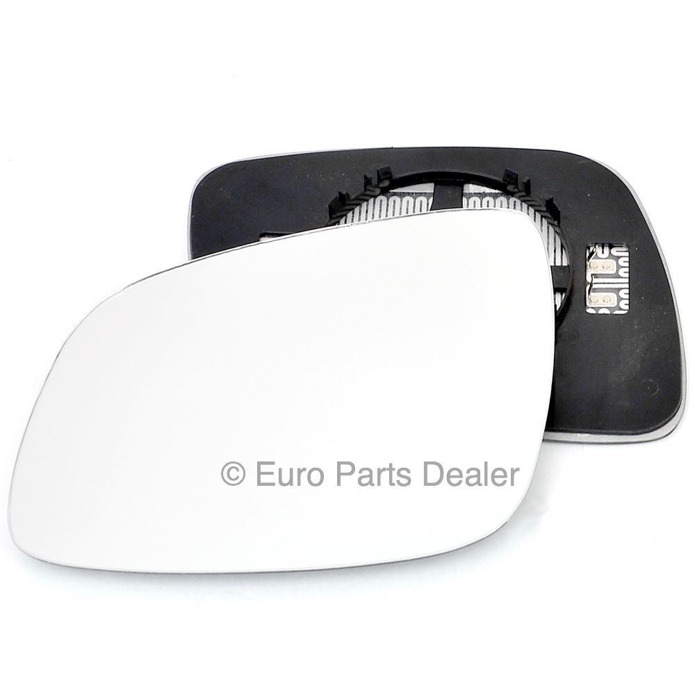 Passenger side Clip Heated Convex wing mirror glass for Chevrolet Spark 09-15