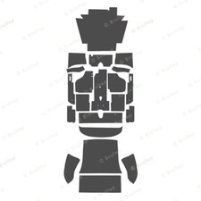 Tappeto interno completo per Vw-Karmann Ghia tipo 14 anno 68-74