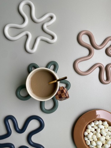 Non-slip Pot Holder Table Placemat High Temperature Resistant Drink Cup Coasters - Picture 2 of 20